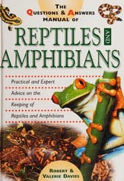Tapa de Questions and Answers Manual of Reptiles and Amphibians