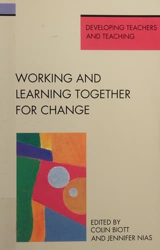 Tapa de Working and learning together for change