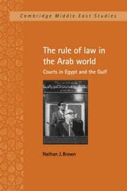 Tapa de The rule of law in the Arab world