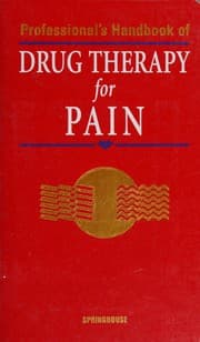 Tapa de Professional's handbook of drug therapy for pain