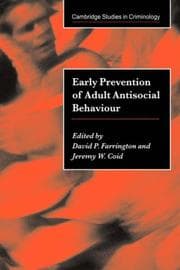 Tapa de Early Prevention of Adult Antisocial Behaviour