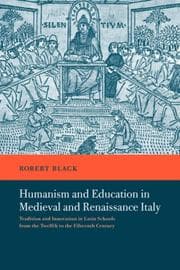 Tapa de Humanism and Education in Medieval and Renaissance Italy