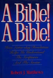 Tapa de A Bible! A Bible!