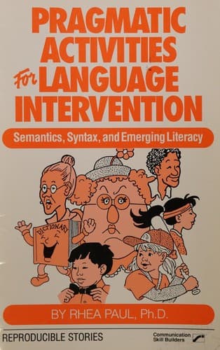 Tapa de Pragmatic activities for language intervention (PALI)