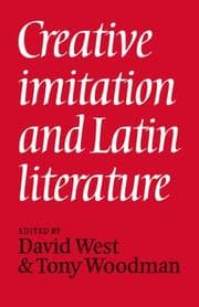 Tapa de Creative Imitation and Latin Literature