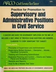Tapa de Practice for promotion to supervisory and administrative positions in Civil service