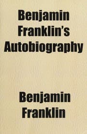 Tapa de Benjamin Franklin's autobiography
