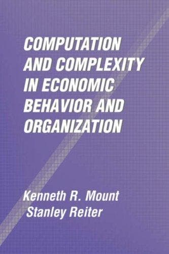 Tapa de Computation and Complexity in Economic Behavior and Organization