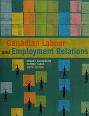 Tapa de Canadian labour and employment relations