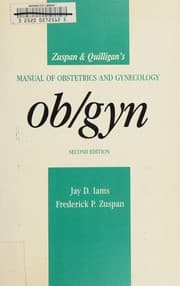 Tapa de Zuspan & Quilligan's manual of obstetrics and gynecology