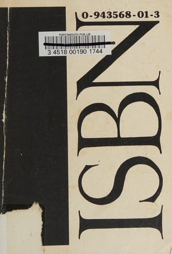 Tapa de ISBN 0-943568-01-3