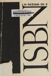 Tapa de ISBN 0-943568-01-3