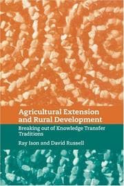 Tapa de Agricultural Extension and Rural Development