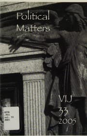 Tapa de Political matters