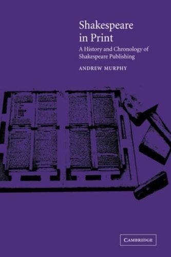Tapa de Shakespeare in print
