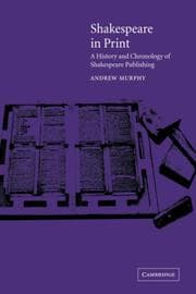 Tapa de Shakespeare in print