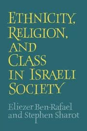Tapa de Ethnicity, Religion and Class in Israeli Society