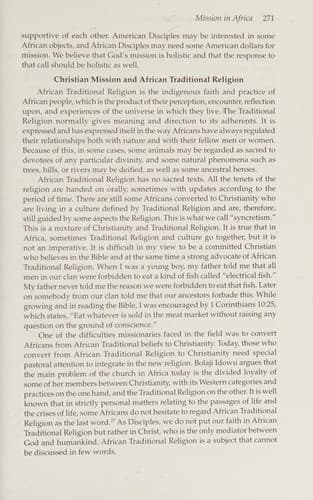 Tapa de Chalice, Introduction to theology