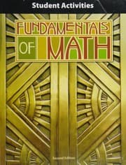 Tapa de Fundamentals of math