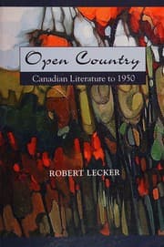 Tapa de Canadian literature to 1950