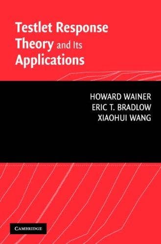 Tapa de Testlet Response Theory and Its Applications