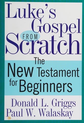Tapa de Luke's Gospel from scratch