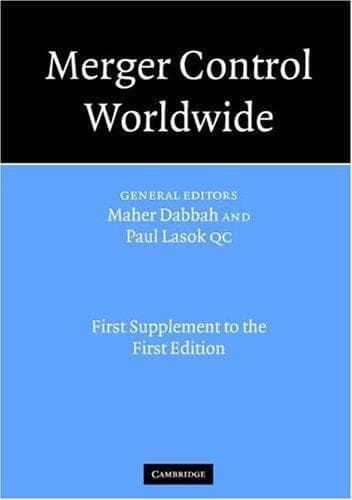 Tapa de Merger control worldwide