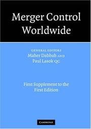 Tapa de Merger control worldwide