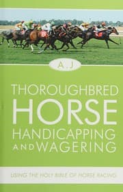 Tapa de Thoroughbred horse handicapping and wagering