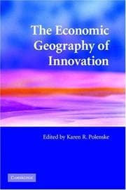 Tapa de The Economic Geography of Innovation