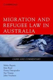 Tapa de Migration and refugee law in Australia