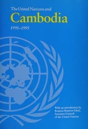 Tapa de The United Nations and Cambodia, 1991-1995