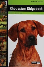 Tapa de Rhodesian ridgeback