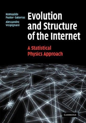 Tapa de Evolution and structure of the Internet