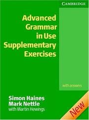 Tapa de Advanced Grammar in Use Supplementary Exercises with Answers