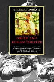 Tapa de The Cambridge companion to Greek and Roman theatre