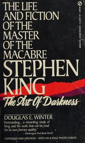 Tapa de Stephen King: The Art of Darkness