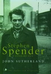 Tapa de Stephen Spender