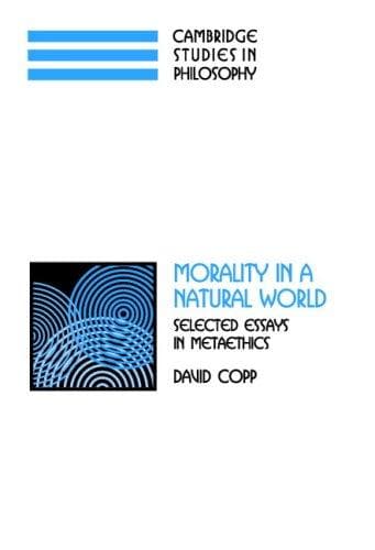 Tapa de Morality in a Natural World