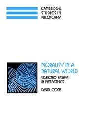 Tapa de Morality in a Natural World