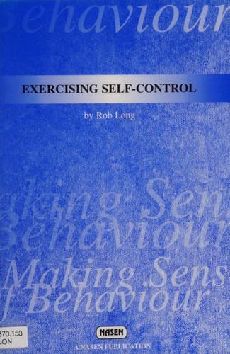 Tapa de Exercising self-control
