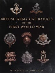 Tapa de British Army cap badges of the First World War