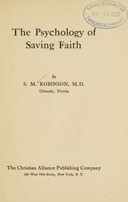 Tapa de The psychology of saving faith