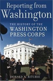Tapa de Reporting from Washington