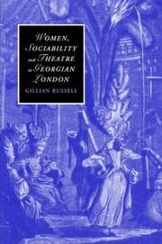 Tapa de Women, Sociability and Theatre in Georgian London (Cambridge Studies in Romanticism)