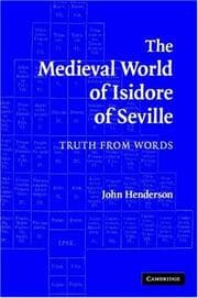 Tapa de The Medieval World of Isidore of Seville