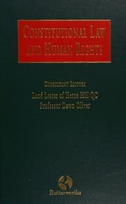 Tapa de Constitutional law and human rights