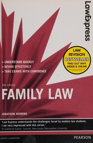 Tapa de Family law
