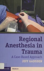 Tapa de Regional anesthesia in trauma