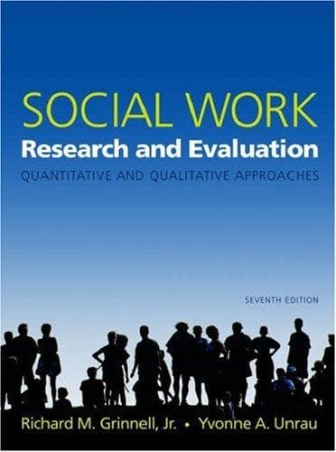Tapa de Social Work Research and Evaluation